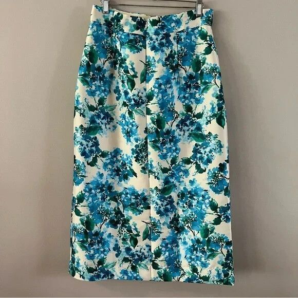 Tuckernuck NEW Waters Edge Hydrangea Kennedy Front Slit Midi Skirt Size XX Large - Picture 5 of 6